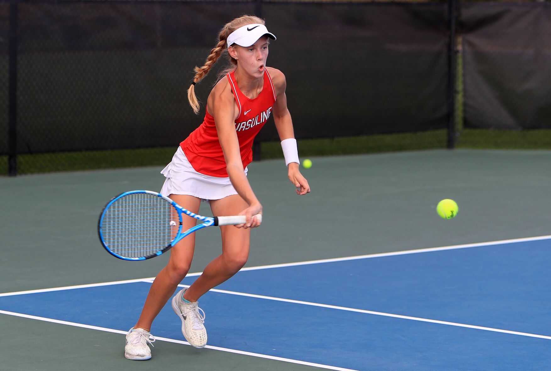 Class 1 District 6 girls tennis team championship: Westminster 5, Ursuline 2